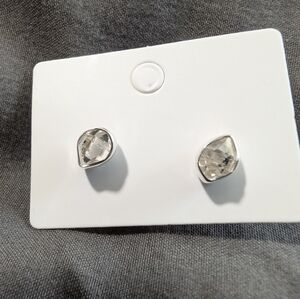 Herkimer Crystal studs